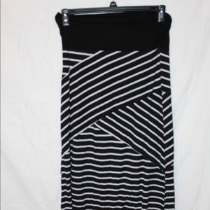 Black and white skirt